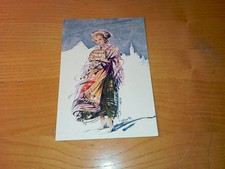 CARTOLINA PUBBLICITA' PANETTONE GALUP PINEROLO ILLUSTRATA