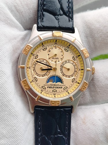 Seiko alba v33f 6ab0 - seiko, vintage