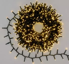 LUCI DI NATALE 140 MINILUCCIOLE LUCE GIALLA CALDA LAMPADINE PER ALBERO/PRESEPE