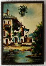 Quadro - Villa al Sud, firma