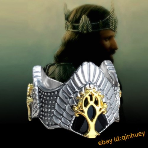 Anello corona aragorn argento - anello,