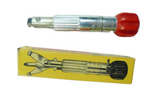 VECCHIO CURIOSO STRUMENTO ATTREZZO PER BRICOLAGE VINTAGE TASCABILE CACCIAVITE