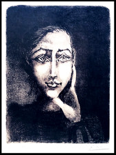 Pablo picasso litografia coa - pablo,
