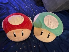 Peluche grande fungo verde e