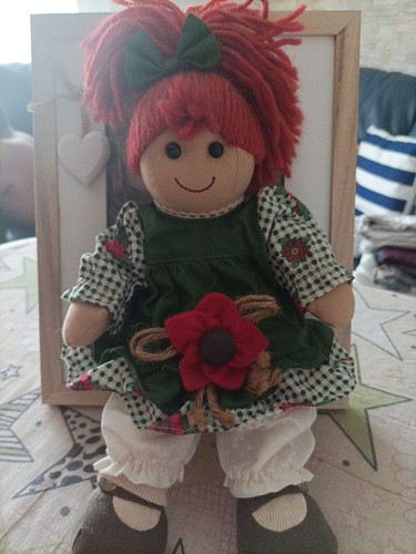 Bambolina stoffa vintage - di,