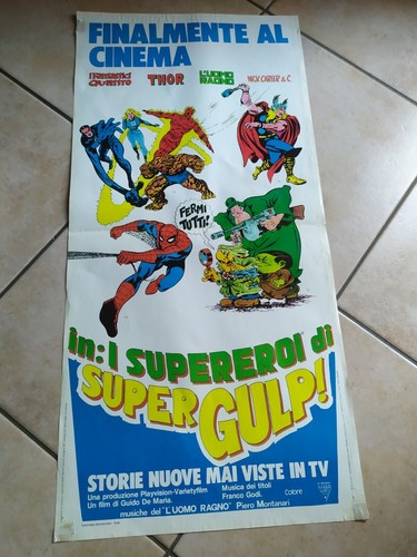 Locandina supergulp fumetti - locandina, supergulp!