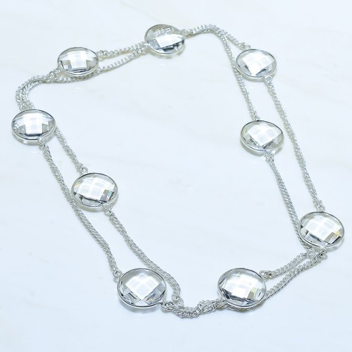 Collana argento fatta a - fatta,