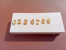 Chiffres Métal Képi