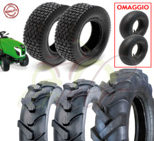 PNEUMATICI +CAMERE TRATTORINO TOSAERBA GOMMA COPERTONE RUOTA GIARDINAGGIO GARDEN