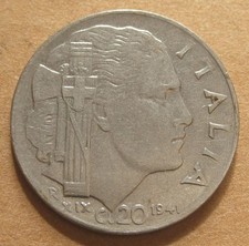 Italy 1941 F-VF Condition 20