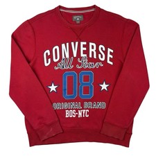 Felpa girocollo Converse rossa