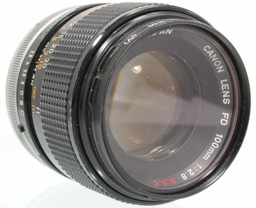 Canon 100mm s - fd, f/2.8