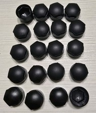 Tappi Neri ORIGINALI AUDI  copriBULLONI RUOTE Pz 20 Leggi DESCRIZIONE Chiave 17