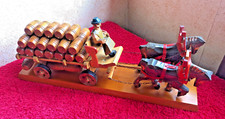 ANTICO CARRELLO BIRRA IN LEGNO