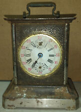 ANTICO OROLOGIO DA CARROZZA , EPOCA VITTORIANA , 800 CON CARILLON