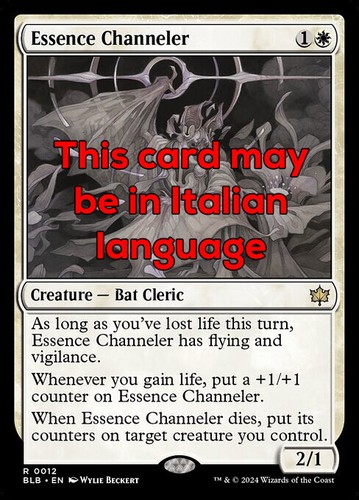 Mtg essence channeler foil - channeler,
