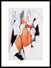 RENATO GUTTUSO -  SERIGRAFIA   CM.  122 x 90  Nudo