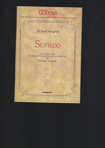 Sigfrido wagner opera lirica - wagner,