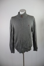 POLO RALPH LAUREN MAGLIONE VINTAGE UOMO Tg L MAN SWEATER CASUAL LOGO COTONE