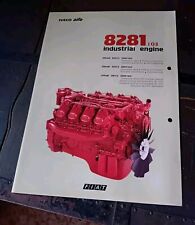 Brochure MOTORI INDUSTRIALI AIFO FIAT  SERIE 8281 I 03 INIEZIONE DIESEL  1986