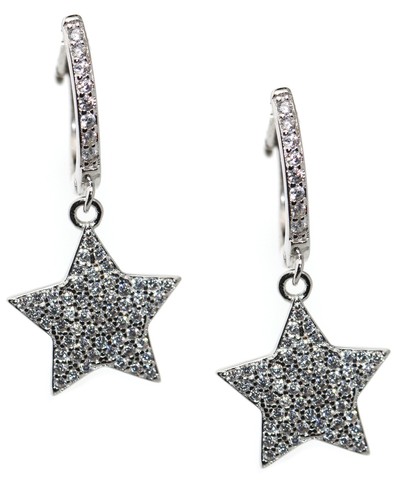 Orecchini argento 925 stelle - orecchini,