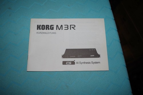 Guida rapida korg m3r - rapida,