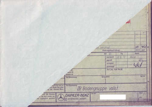 Disegno tecnico originale - , db