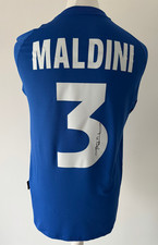 Maglia firmata PAOLO MALDINI - Italia 2000 -FIRMA PRIVATA/PROVA/COA- AC Milan