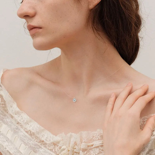 Collana catena invisibile - , oro