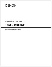Denon dcd 1500ae lettore - denon, cd