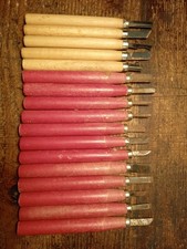 Attrezzi Tools Per Intaglio Del Legno Vintage 17 Pezzi