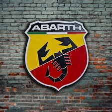 Logo in legno Abarth, Decorazione da Parete Abarth, Regalo Abarth