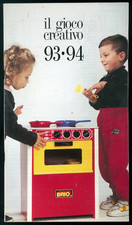 BRIO IL GIOCO CREATIVO 93 94 CATALOGO GIOCATTOLI LEGNO SOCIETA' 1993 1994