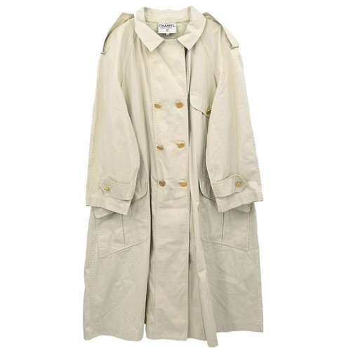 Chanel trench cappotto - trench, beige