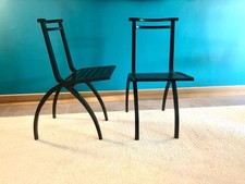 4 eleganti sedie pieghevoli in