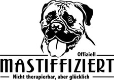 Adesivo auto Bullmastiff -
