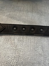 Cintura Burberry nera a quadri