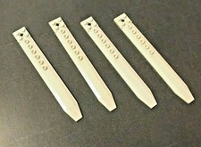 LEGO: 4x Piastra Lama Pale 2x16 - Rif 62743 bianco - Set 9450 7747 2260