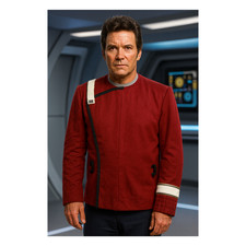 Giacca di Lana Uomo Star Trek L'Ira di Khan - Costume Film TWOK Rosso