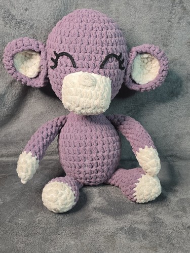 Peluche scimmia all'uncinetto