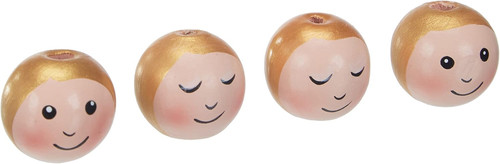 Sfera legno testa angelo - testa,,