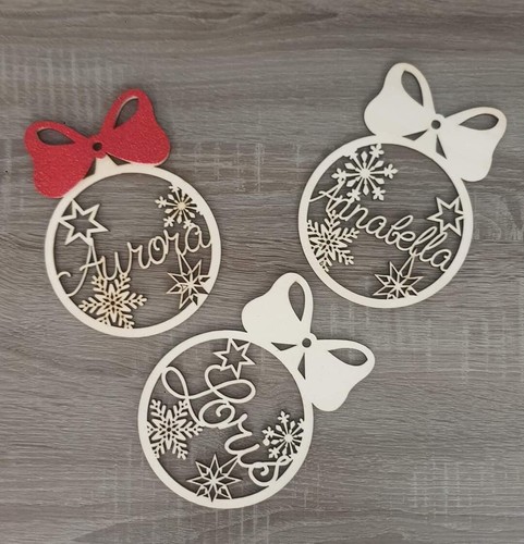 Palle natale legno - di, con