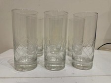 Set 6 BICCHIERI CRISTALLO PURISSIMO VINTAGE ANNI 60