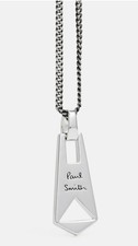 Ciondolo Paul Smith con cerniera e catena nuovo con etichetta