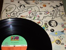 LED ZEPPELIN - Led Zeppelin III  LP / 33 rpm 1970 Stampa Italy Gatefold Atlantic