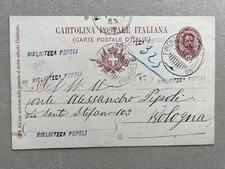 M) Intero postale Regno Firenze Empoli Livorno ambulante 1901