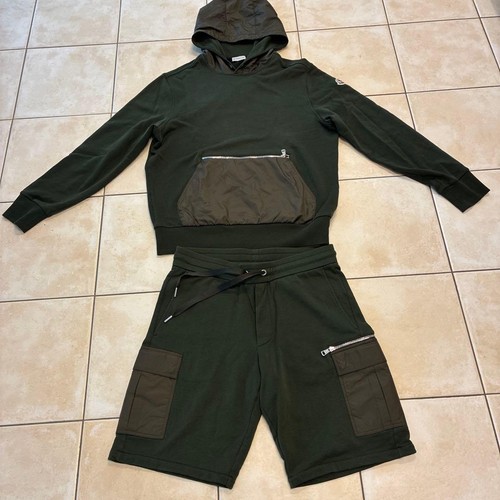 Moncler olive green set - moncler,