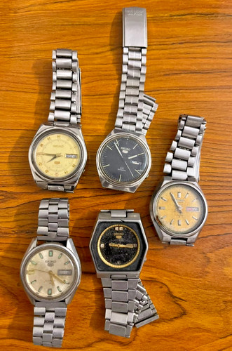Lotto orologi uomo seiko - 5,