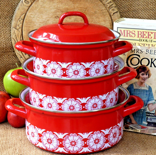 Enamel saucepans lids - enamel,