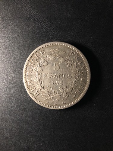 Francia 1875 franchi argento - 5,
